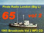 Pirate Radio London Big l 1965 Vol 2 (MP3 CD)