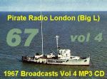 Offshore Pirate Radio London Big L 1967 Vol 4 MP3 CD